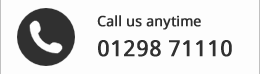 Call us on 01298 71110